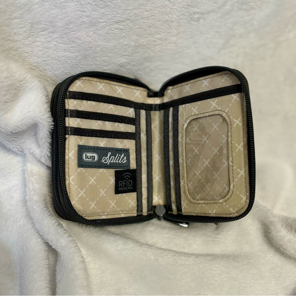Black LUG Splits - small accordion style wallet w/ RFID